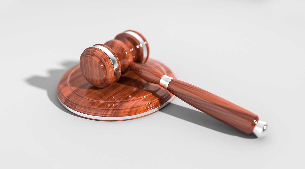 legal team gavel books